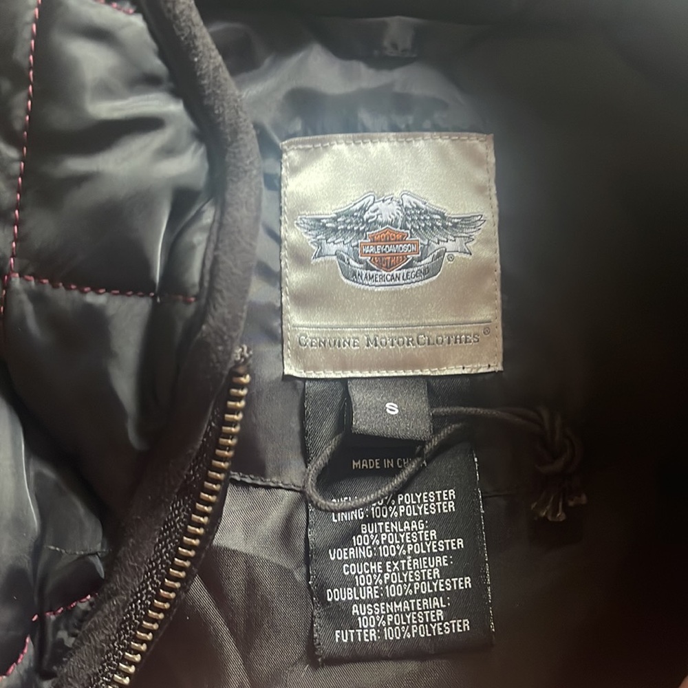 HarleyDavidson Quilted Vest Nwot Gem